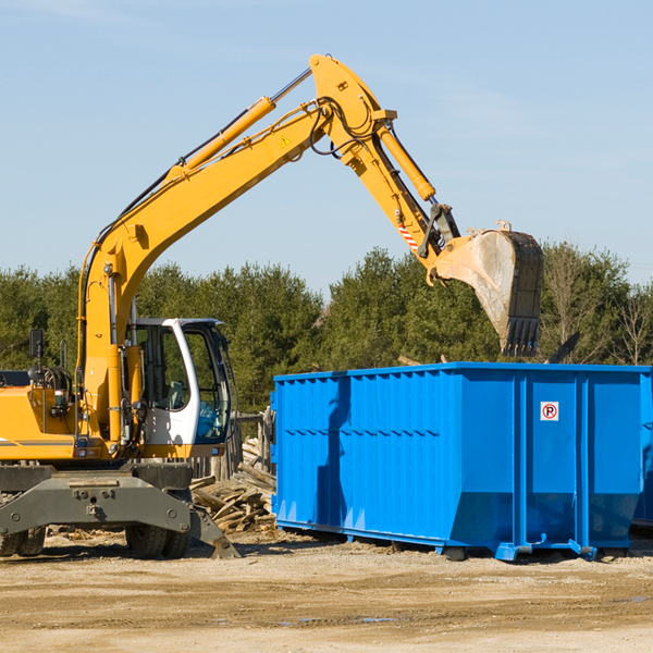 can i request a rental extension for a residential dumpster in Milligan